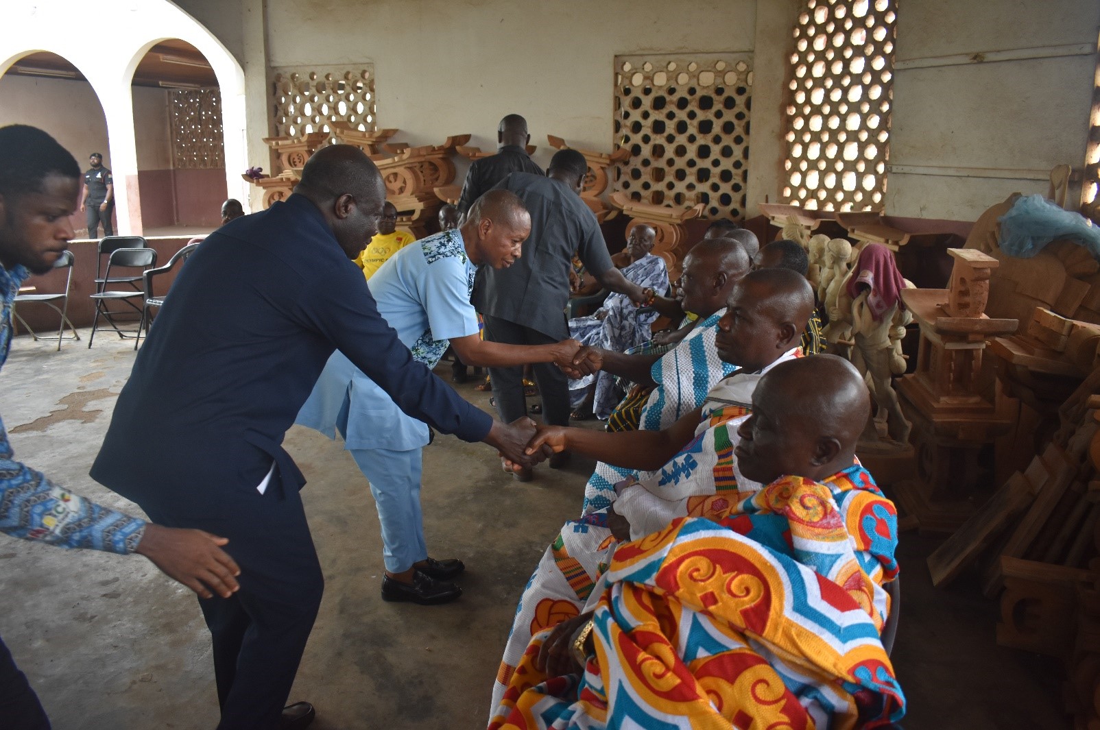 VISIT OF THE KWABRE EAST MUNICIPAL CHIEF EXECUTIVE TO AHWIAA–EBUOM COMMUNITY ON 5TH OCTOBER, 2026