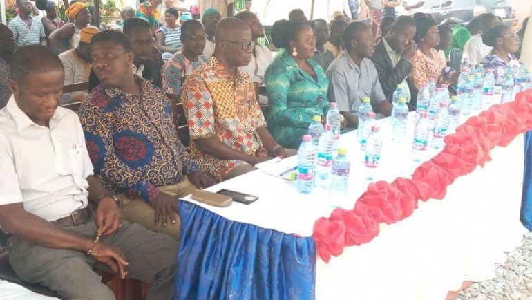 Municipal Chief Executive Cuts Sod for construction of  40 bed capacity ward at Aboaso Health Centre