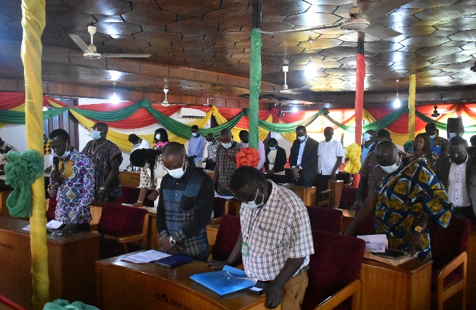 KWABRE EAST MUNICIPAL ASSEMBLY HOLDS FIRST ORDINARY MEETING OF THE SECOND SESSION OF THE 8th ASSEMBLY.
