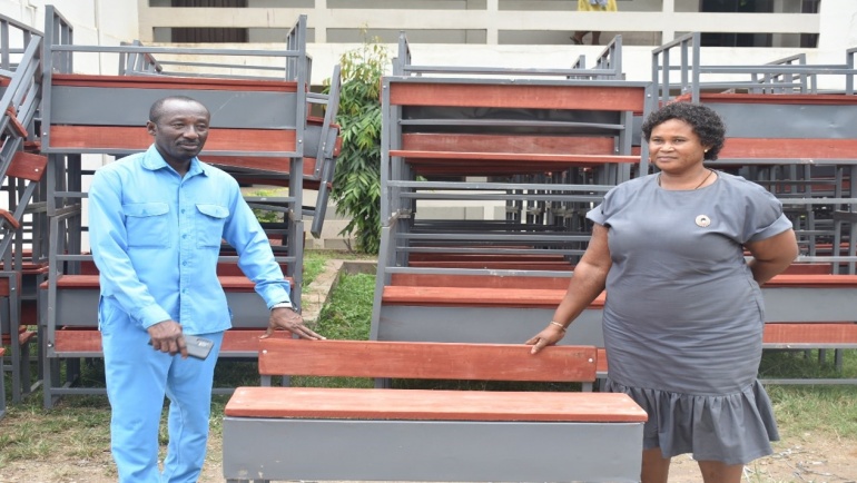 KWABRE EAST MUNICIPAL ASSEMBLY DONATE 200 DUAL DESKS TO SUPPORT EDUCATION IN THE MUNICIPALITY