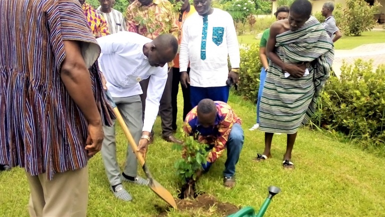 LAUNCHING OF NATIONAL TREE PLANTING PROGRAM IN THE KWABRE EAST MUNICIPALITY