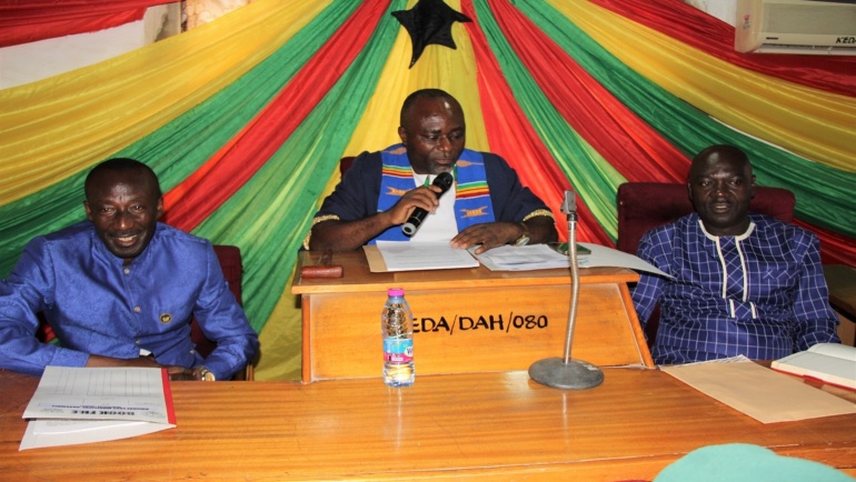 KWABRE EAST MUNICIPAL ASSEMBLY HOLDS THE FIRST ORDINARY MEETING OF THE 4th SESSION OF THE 8th ASSEMBLY.