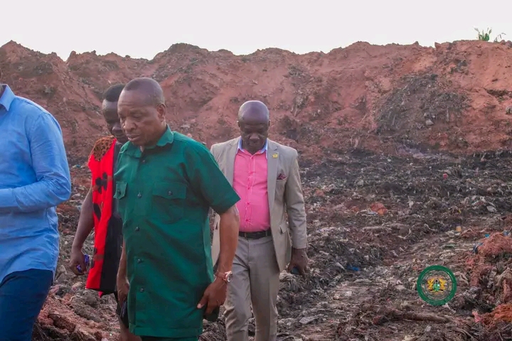 THE KWABRE EAST MUNICIPAL CHIEF EXECUTIVE OVERSAW THE COMPLETION OF NTONSO-ASANTE LINE REFUSE EVACUATION PROJECT ON THE 20TH OF NOVEMBER, 2025
