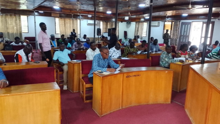 THE KWABRE EAST MUNICIPAL ASSEMBLY HELD THEIR 3RD ORDINARY GENERAL MEETING ON 19TH DECEMBER 2025 AT THE MUNICIPAL ASSEMBLY HALL.